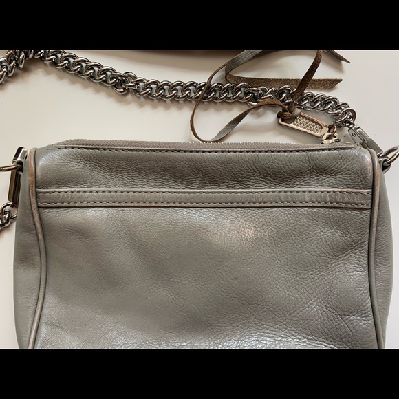 Rebecca Minkoff mini MAC grey leather crossbody - Picture 5 of 16